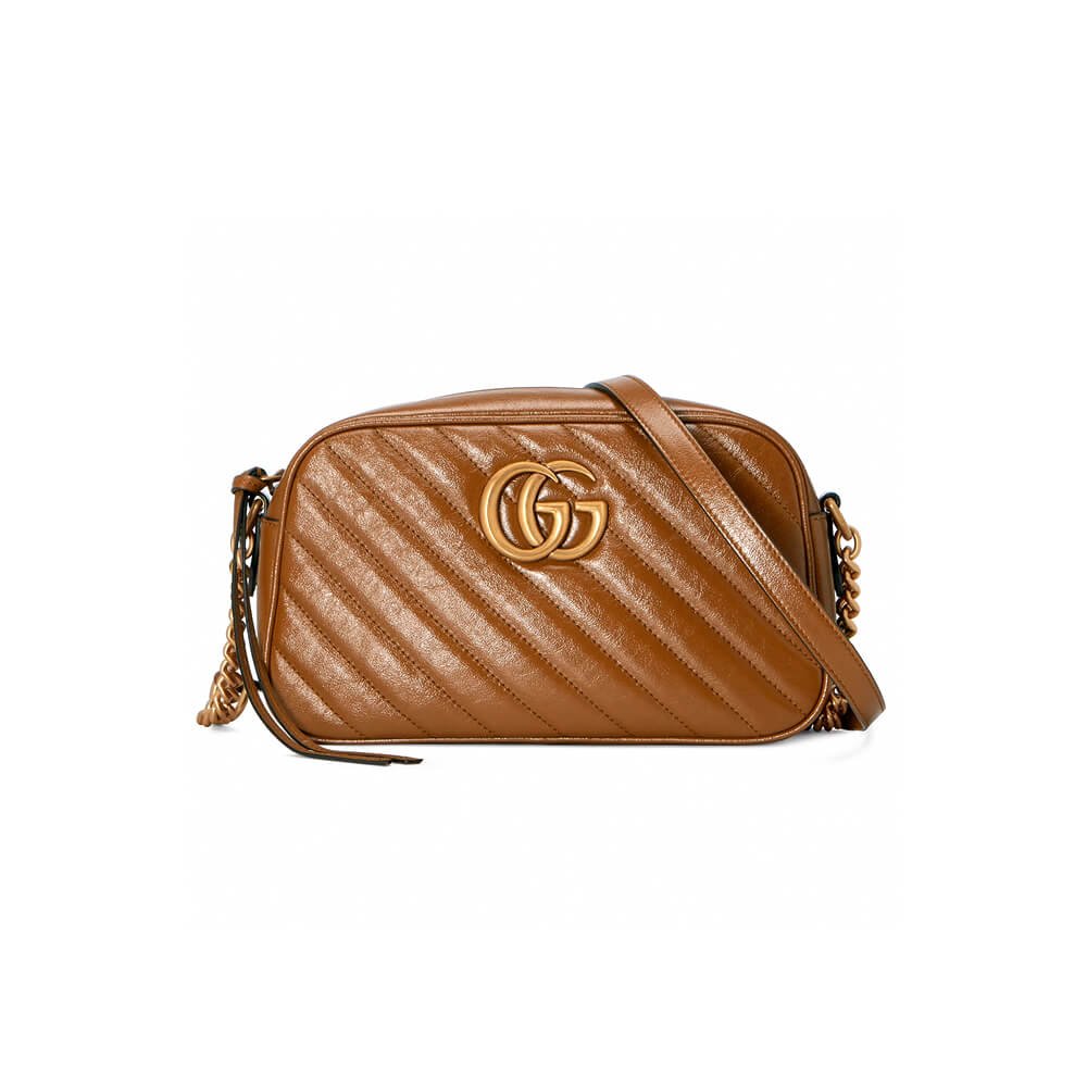 6c7b16f4247ac7c002ad7b5c403fe629 GG Marmont small matelasse shoulder bag - 3 - Image 1