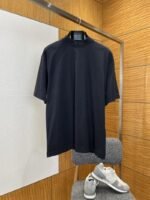 Balenciaga Solid-Color Safety Tape Micro-Logo Short-Sleeve T-Shirt 2