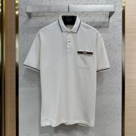Gucci Chest Embroidery Polo Shirt 1