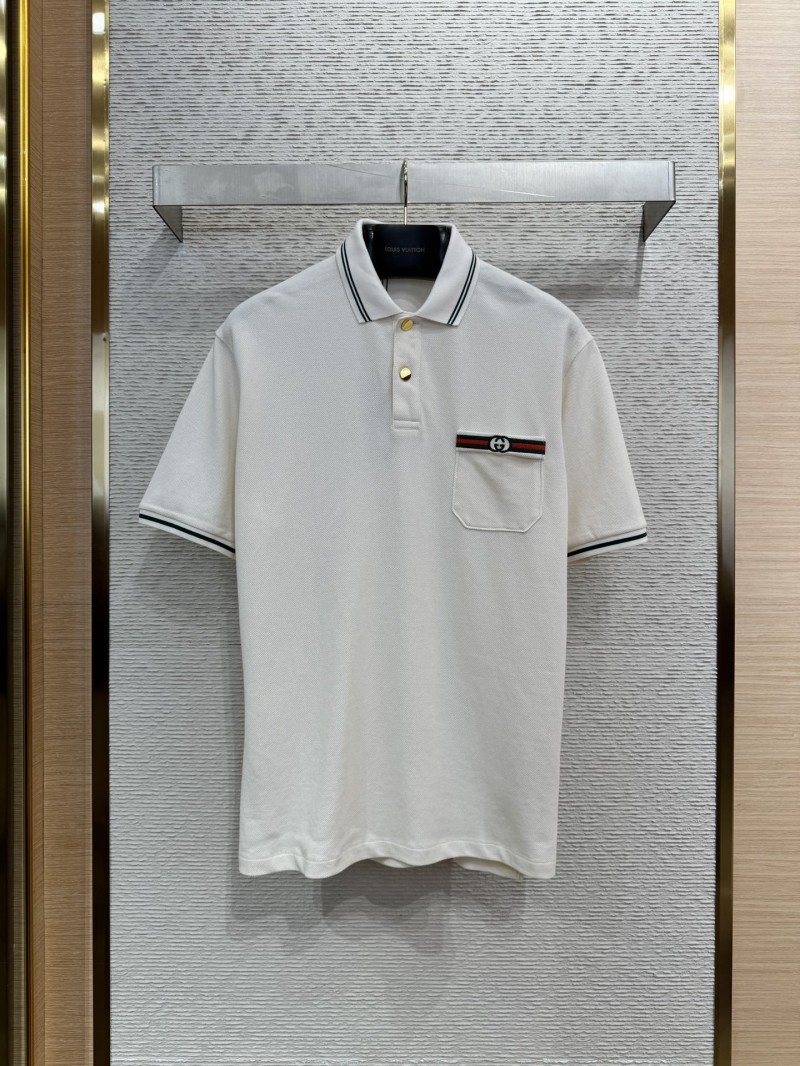 1-107-1.jpg Gucci Chest Embroidery Polo Shirt 1 - 图片 1