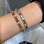 Van Cleef and Arpels Perl??e sweet clovers bracelet medium model - 图片 3