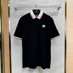 Gucci interlocking badge polo shirt 1