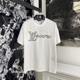 LV Beaded Knit Short Sleeve