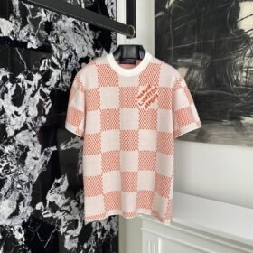 LV Checkered Knit Short Sleeve 1