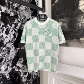 LV Checkered Knit Short Sleeve 2