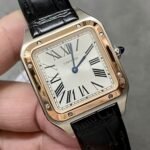 CARTIER Santos Dumont watch Small model 38 mm x 27.5 mm - 图片 2