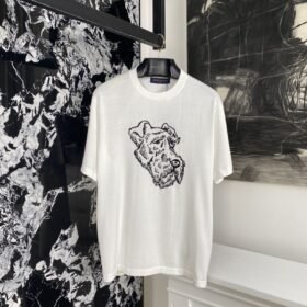 LV Jacquard Knit Short Sleeve T-Shirt 2