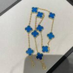 Van Cleef and Arpels Vintage Alhambra necklace 10 motifs - 图片 4