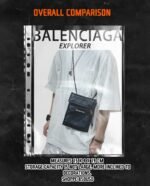 Balenciaga Explorer Arena Leather Strap Pouch