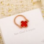 Van Cleef and Arpels Vintage Alhambra reversible ring - 图片 2