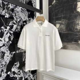 Miumiu Embroidered Polo Shirt 3