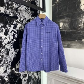 Miumiu Check Embroidered Shirt