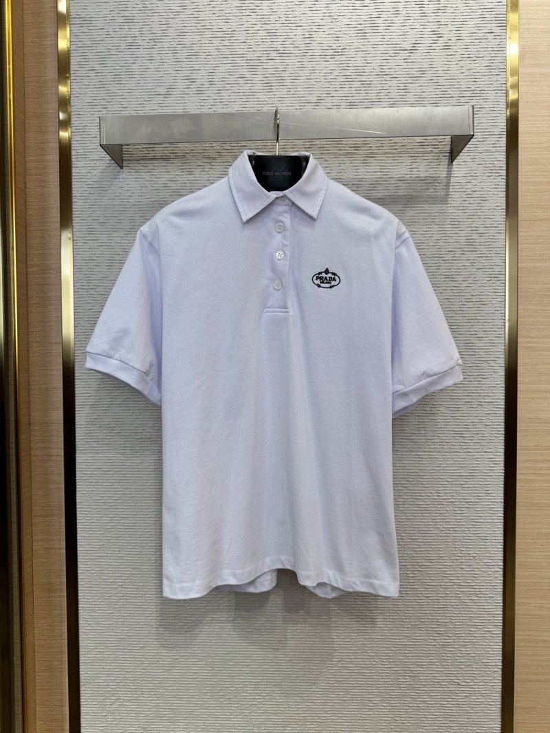 1-209-1.jpg Prada Embroidered Polo Shirt 1 - 图片 1