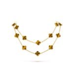 Van Cleef and Arpels Vintage Alhambra long necklace 20 motifs - 图片 2