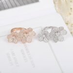 Van Cleef and Arpels Frivole ring 1 flower - 图片 2