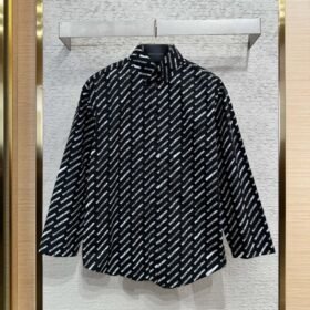 Balenciaga Printed Collar Shirt 1