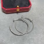 CARTIER Juste un Clou hoop earrings large model paved - 图片 5