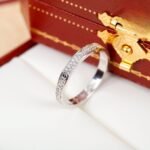 CARTIER LOVE ring mini model paved - 图片 5