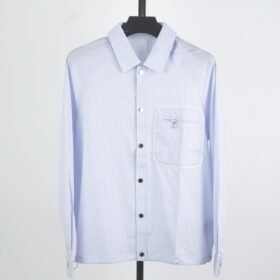 Dior Pocket Cd Zipper Long Sleeve Shirt