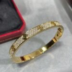 CARTIER LOVE bracelet classic model paved - 图片 2
