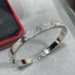 CARTIER LOVE bracelet classic model paved - 图片 2