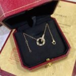 CARTIER LOVE bracelet on chain paved - 图片 2