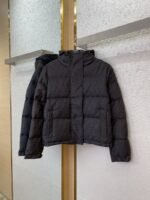 Fendi Double F Full Print Down Jacket Brown