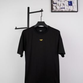 Fendi Short Sleeve (Embroidered) Black