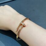 CARTIER Juste un Clou bracelet classic model diamonds - 图片 4