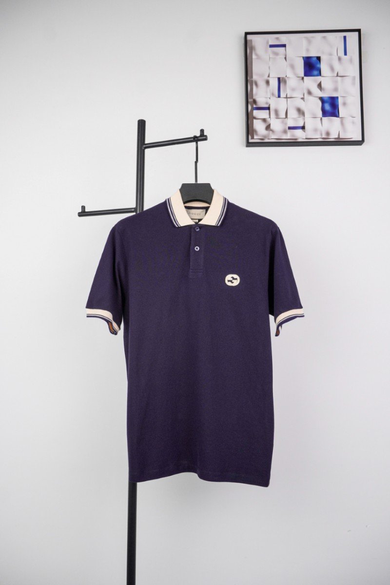 1-45-4.jpg Gucci embroidered logo polo short sleeve - 图片 1