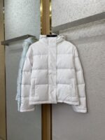 Fendi Double F Full Print Down Jacket White