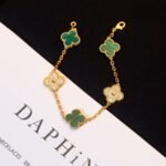 Van Cleef and Arpels Vintage Alhambra bracelet 5 motifs - 图片 2