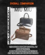 Miu Miu Black Logo Embossed Zip Tote Bag