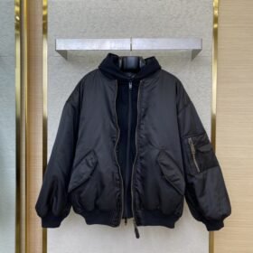 Balenciaga Show Double Layer Cotton Jacket