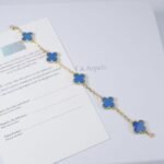 Van Cleef and Arpels Vintage Alhambra bracelet 5 motifs - 图片 4