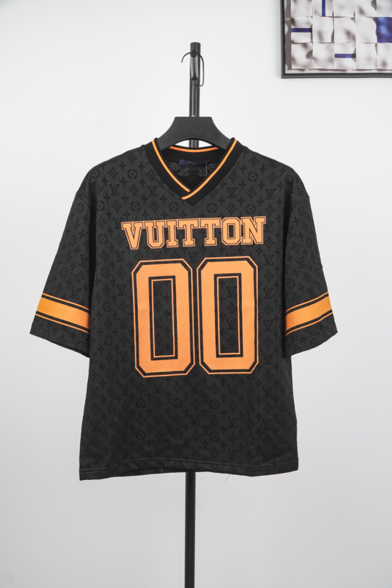1-9.png LV Old Flower Medium Sleeve Short Sleeve - 图片 1