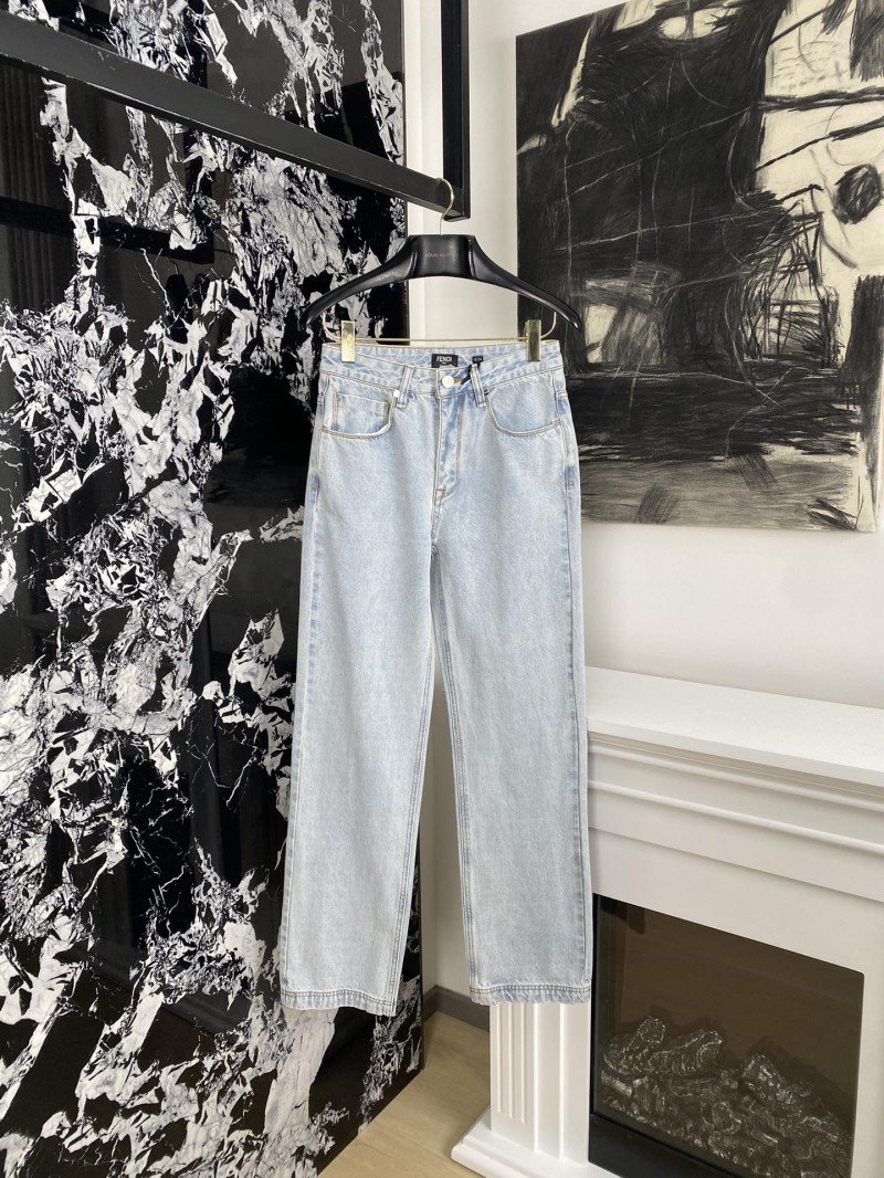 1-99-1.jpg Fendi Denim Trousers - 图片 1