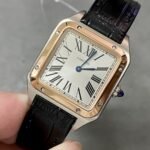 CARTIER Santos Dumont watch Small model 38 mm x 27.5 mm - 图片 4