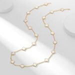 Van Cleef and Arpels Vintage Alhambra long necklace 20 motifs - 图片 5