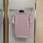 Gucci Rose Embroidery Round Neck Short Sleeve T-Shirt - 图片 2