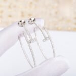 CARTIER Juste un Clou hoop earrings large model paved - 图片 2