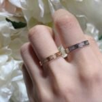 CARTIER LOVE ring mini model paved - 图片 6