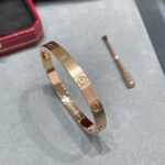 CARTIER LOVE bracelet classic model brushed - 图片 2