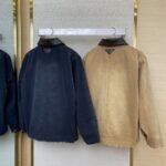 Prada 24SS Leather Collar workwear Jacket Coat Brown - 图片 2