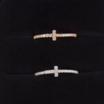 Tiffany and Co TIFFANY T Diamond Wire Band Ring - 图片 7