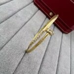 CARTIER Juste un Clou bracelet small model reverse set diamonds - 图片 2