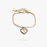 CHANEL CC Heart bracelet