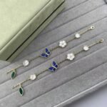 Van Cleef and Arpels Lucky Spring Butterfly bracelet 5 motifs - 图片 5