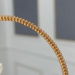 Van Cleef and Arpels Perl??e diamonds bracelet 1 row medium model - 图片 3