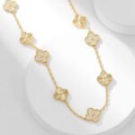 Van Cleef and Arpels Vintage Alhambra long necklace 20 motifs - 图片 5